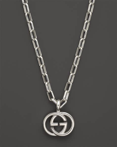 gucci double g key necklace|gucci interlocking g necklace men's.